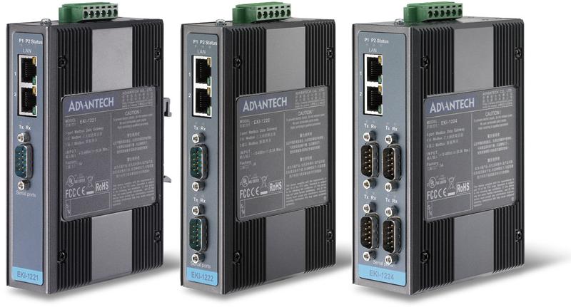 Серия шлюзов Modbus Advantech EKI-1200-CE