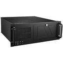 Корпус промышленного компьютера 4U 19" для материнских плат ATX, без блока питания, черный, Цвет: черный, Комплектный блок питания: без БП, Модификация: для материнских плат ATX  – ТА