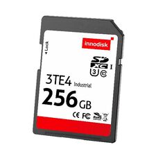 SD карта 256GB, серия 3TE4 (3D TLC), −25…+85°C, Объем: 256 GB, Рабочая температура: -25…+85°C  – ТА