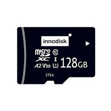 Карта памяти MicroSD 128GB, серия 3TE4 (TLC BiCS5), UHS III, −40…+85°C, Объем: 128 GB, Рабочая температура: -40…+85°C, Чипы флэш-памяти: Innodisk BiCS5  – ТА