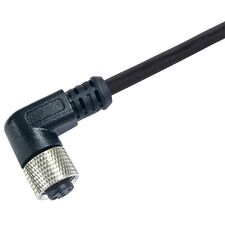 Кабель 10 м с угловым гнездом M12 (5×0.22 мм²), ПВХ  – ТА