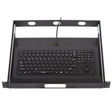 RDC-5K-FSR, силиконовая клавиатура с FSR в 19" стойку (USB, щелеобразная ручка), Вход: USB, Модификация: щелеобразная ручка  – ТА