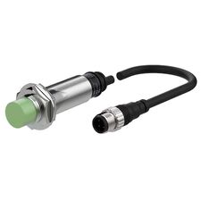 Индуктивный датчик M18×80 (Sn=8 мм), NPN НО, выносной разъем M12, Тип напряжения: DC, Типоразмер корпуса: M18, Монтажное исполнение: неутапливаемое, Функция выхода: НО, Электрическое исполнение: NPN, Модификация: длинный корпус, Электрическое подключение: разъем M12 на кабеле, Длина кабеля: 0.3 м  – ТА