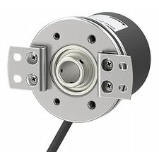 Энкодер Ø58 с полым валом Ø12, 30 имп/об, Line Driver (6 фаз), 5 VDC, кабель  – ТА