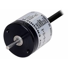 Энкодер Ø20 с валом Ø2, 320 имп/об, NPN с ОК (3 фазы), 5 VDC, кабель сзади  – ТА
