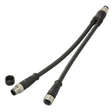 Y-разветвитель M12 "мама" (8 pin) → 2×M12 "папа" (4/2 pin)  – ТА