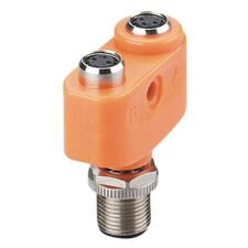 Y-разветвитель M12 "папа" (4 pin) → 2×M8 "мама" 3-pin  – ТА