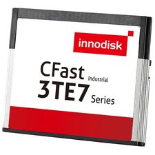 Флэш-диск CFast 128GB, серия 3TE7 (Kioxia TLC BiCS3), −40…+85°C, Объем: 128 GB, Рабочая температура: -40…+85°C, Чипы флэш-памяти: Kioxia BiCS3, Каналов ввода-вывода: 4  – ТА