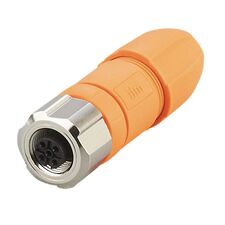 Прямой разъем M12 "мама" (5 pin) с клеммами, Исполнение разъема 1: прямой  – ТА