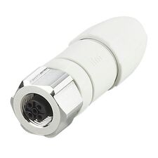 Прямой разъем M12 "мама" (4 pin) с клеммами, Исполнение разъема 1: прямой  – ТА
