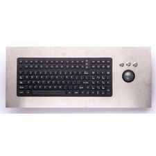 PM-2000, силиконовая клавиатура с 38 мм трекболом в панель (USB), Вход: USB, Модификация: с трекболом  – ТА