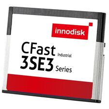 Флэш-диск CFast 8GB, серия 3SE3 (SLC), −40…+85°C, Объем: 8 GB, Рабочая температура: -40…+85°C, Каналов ввода-вывода: 2  – ТА