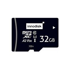 Карта памяти MicroSD 32GB, серия 3IE4 (Ultra iSLC), UHS III, −40…+85°C, Объем: 32 GB, Рабочая температура: -40…+85°C, Чипы флэш-памяти: Innodisk BiCS5  – ТА