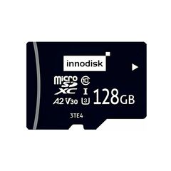 Карта памяти MicroSD 128GB, серия 3TE4 (TLC BiCS5), UHS III, −25…+85°C, Объем: 128 GB, Рабочая температура: -25…+85°C, Чипы флэш-памяти: Innodisk BiCS5  – ТА