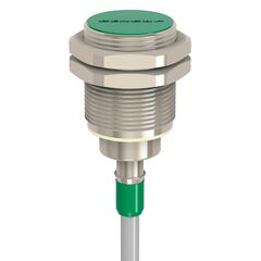 Индуктивный датчик M30×37 (S=10 мм), NPN "НО", кабель 2 м, штуцер, −25…+100°C, Монтажное исполнение: утапливаемое, Функция выхода: НО, Электрическое исполнение: NPN, Модификация: до +100°C, Электрическое подключение: кабель со штуцером  – ТА