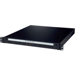Корпус 1U 19" для ATX плат, без БП, черный  – ТА