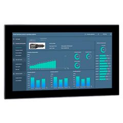 Панельный ПК 15.6" с Celeron J6412, 4×USB, 2×COM, 3×LAN, мультитач, Диагональ экрана: 15.6", Соотношение сторон: 16:9, Сенсорный экран: ёмкостный мультисенсорный, Установленный CPU: Celeron J6412, Материал передней рамки: алюминий анодир.  – ТА