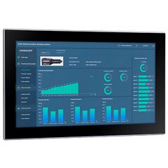 Панельный ПК 15.6" с Core i7-1255U, 5×USB, 2×COM, 3×LAN, мультитач, Диагональ экрана: 15.6", Соотношение сторон: 16:9, Сенсорный экран: ёмкостный мультисенсорный, Установленный CPU: i7-1255U, Материал передней рамки: алюминий анодир.  – ТА