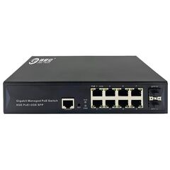 L2 коммутатор 8×GbE TX + 2×GbE SFP, 230 Vac, −20…+55°С  – ТА
