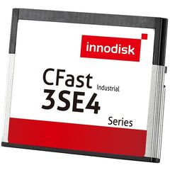 Флэш-диск CFast 64GB, серия 3SE4 (SLC), −40…+85°C, Объем: 64 GB, Рабочая температура: -40…+85°C, Каналов ввода-вывода: 2  – ТА