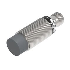 Индуктивный датчик M18×57 (Sn=15 мм), PNP НЗ, разъем M12, Типоразмер корпуса: M18, Монтажное исполнение: неутапливаемое, Функция выхода: НЗ, Электрическое исполнение: PNP  – ТА