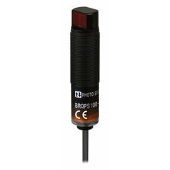 Диффузный датчик M18×75, 0…100 мм, NPN, кабель 2 м  – ТА
