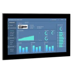 Панельный ПК 15.6" с Processor N97, 4×USB, 2×COM, 3×LAN, мультитач, Диагональ экрана: 15.6", Соотношение сторон: 16:9, Сенсорный экран: ёмкостный мультисенсорный, Установленный CPU: Processor N97, Материал передней рамки: алюминий анодир.  – ТА