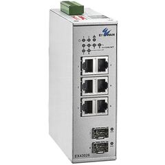 Коммутатор 6×100TX + 2×100BASE-SFP, −20…+60°С, Порты 10/100Base-TX: 6, Порты 100Mbit оптика: SFP (2 порта), Дальность передачи FX: −, Оптические разъемы FX: mini-GBIC  – ТА