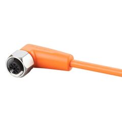 Кабель 60 м с угловым гнездом M12 (4×0.34 мм²), Исполнение разъема 1: угловой, Длина кабеля: 60 м  – ТА