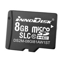 MicroSD карта 4GB (SLC), −40…+85°C, Объем: 4 GB, Рабочая температура: -40…+85°C, Чипы флэш-памяти: Micron SLC  – ТА