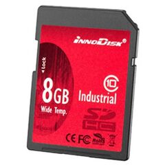 SD карта 8GB (SLC), −40…+85°C, Объем: 8 GB, Рабочая температура: -40…+85°C  – ТА