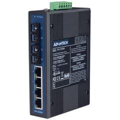 Коммутатор 4×100TX + 2×100FX MM 2км SC, −10…+60°С, Порты 10/100Base-TX: 4, Порты 100Mbit оптика: Multi-mode (2 порта), Оптические разъемы FX: SC, Модификация: обычная, Рабочая температура: -10…+60°C  – ТА