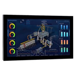 Защищенный IP69K моноблок 24" с i3-1215U, 2×USB, 1×COM, 2×LAN, мультитач  – ТА