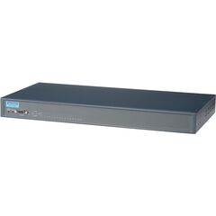 Сервер COM-портов (16×RS-232/422/485), разъемы RJ45, 220 VAC, −40…+70°C, Всего COM-портов: 16, Разъемы COM-портов: RJ45, Тип портов: RS-232/422/485, Вход: 220 VAC, Модификация: в 19" стойку, Рабочая температура: -40…+70°C  – ТА