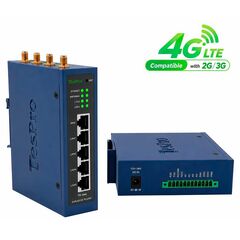 Роутер с 4G LTE, Wi-Fi 6, 5×LAN, 2×RS-485, RS×232, 4×DI/DO  – ТА