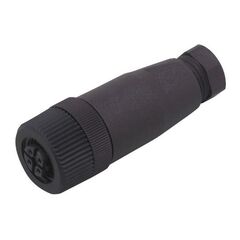 Прямой разъем M12 "мама" (4 pin) с клеммами  – ТА