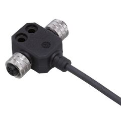 Кабель-сумматор 2×M12 "мама" (3 pin), длина 5 м (4×0.25 мм²)  – ТА