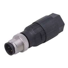 Прямой разъем M12 "папа" (4 pin) с клеммами  – ТА