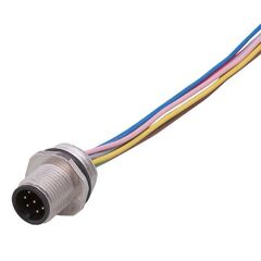Разъём M12 "папа" (8-pin) для установки в стенку PG 9  – ТА