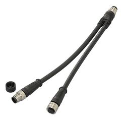 Y-разветвитель M12 "мама" (8 pin) → 2×M12 "папа" (4/2 pin)  – ТА