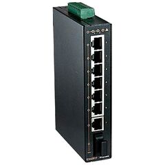 Коммутатор 7×Gigabit TX + 1×Gigabit BX SM 20км SC WDM (тип A), −40…+75°С, Порты Gigabit TX: 7, Порты Gigabit оптика: Single-mode BX WDM-A (1 порт), Оптические разъемы SX/LX/BX: SC  – ТА