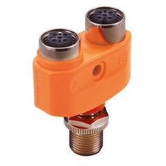 Y-разветвитель M12 "папа" (4 pin) → 2×M12 "мама" 3-pin  – ТА