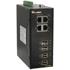 EX71440-V0B, коммутатор 4×100TX + 4×100Base-SFP, −40…+75°C, Порты 10/100Base-TX: 4, Порты Gigabit TX: −, Порты 100Mbit оптика: SFP (4 порта), Дальность передачи FX: −, Оптические разъемы FX: mini-GBIC, Порты Gigabit оптика: −, Дальность передачи SX/LX/BX: −  – ТА