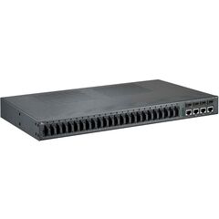 L2 коммутатор 24×100FX SM 20км SC + 4×Gigabit TX/SFP, 220 VAC, Порты 10/100Base-TX: −, Порты 100Mbit оптика: Single-mode (24 порта), Дальность передачи FX: 20 км, Оптические разъемы FX: SC, Питание: 220 VAC  – ТА