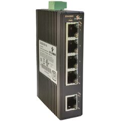 Коммутатор 5×Gigabit TX, −40…+75°С, Порты Gigabit TX: 5, Порты Gigabit оптика: −, Оптические разъемы SX/LX/BX: −  – ТА