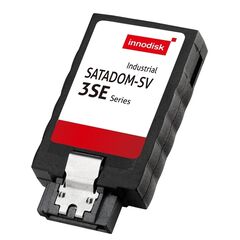 Флэш-диск SATADOM-SV 32GB, серия 3SE (SLC), 0…+70°C, питание через кабель, Объем: 32 GB, Тип питания: через внешний кабель, Рабочая температура: 0…+70°C, Каналов ввода-вывода: 2  – ТА