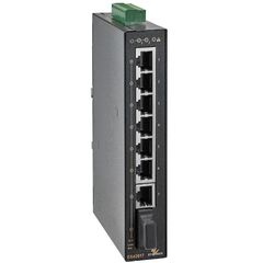 Коммутатор 7×100TX + 1×100FX SM 20км ST, −40…+75°С, Порты 10/100Base-TX: 7, Порты 100Mbit оптика: Single-mode (1 порт), Дальность передачи FX: 20 км, Оптические разъемы FX: ST, Рабочая температура: -40…+75°C  – ТА