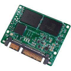SATA Slim SSD диск 64GB, серия 3SE3 (SLC), 0…+70°С, Объем: 64 GB, Рабочая температура: 0…+70°C, Каналов ввода-вывода: 4  – ТА