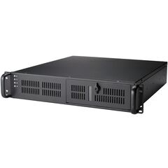 Корпус 2U 19" для мат. плат, без БП, черный, Цвет: черный, Комплектный блок питания: без БП, Модификация: для материнских плат ATX  – ТА