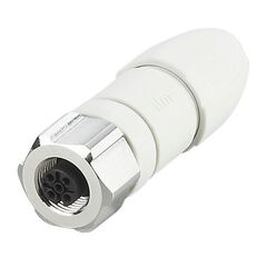 Прямой разъем M12 "мама" (4 pin) с клеммами, Исполнение разъема 1: прямой  – ТА